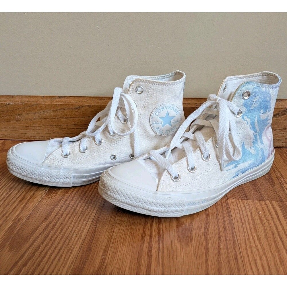 Converse All Star Disney Frozen 2 Movie Elsa Hi-Tops Chuck Taylor Womens Size 8